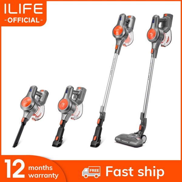 New Arrival ILIFE H70 Handheld Vacuum Cleaner 21000Pa Strong Suction Power Hand Stick Cordless Stick Aspirator 1.2L Big Dustbin
