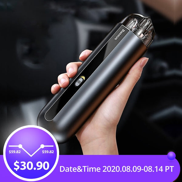 Baseus Portable Car Vacuum Cleaner Wireless Handheld Auto Vaccum 5000Pa Suction For Home Desktop Cleaning Mini Vacuum Cleaner