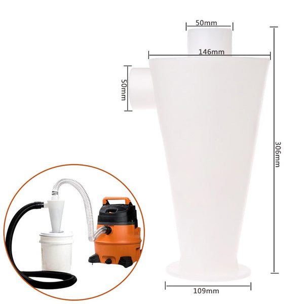 2018 high efficiency cyclone powder dust collector filter quality new turbine separation capture vacuum cleaner accessories